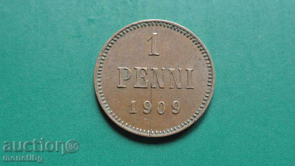 Russia (for Finland) 1909 - 1 penny - 5 Russia (for Finland) 1909 - 1 penny - 5