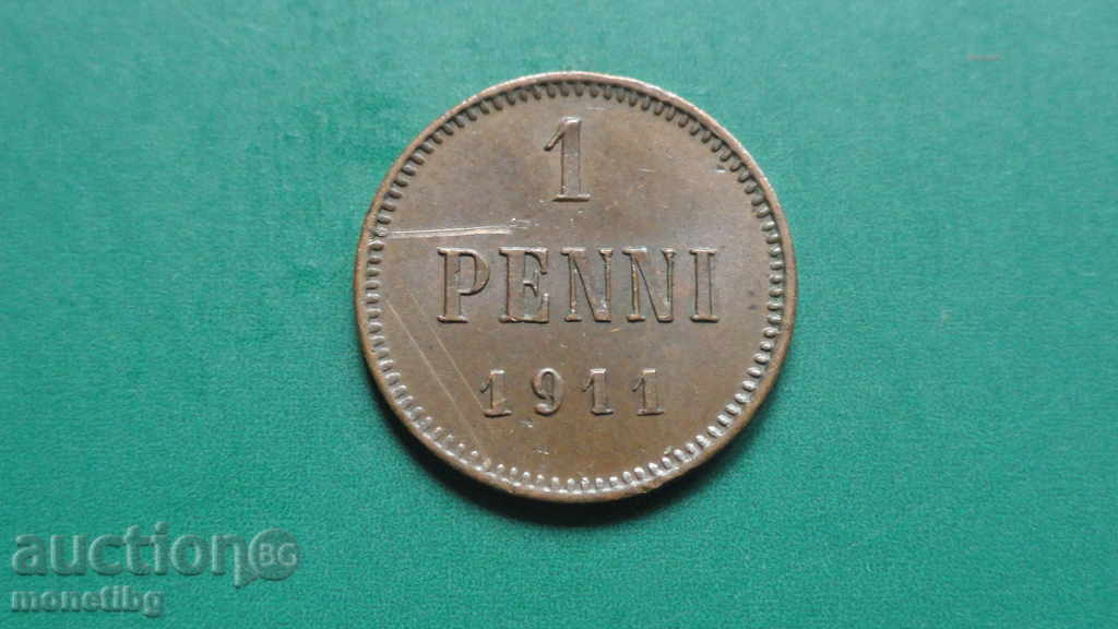 Русия (за Финландия) 1911г. - 1 пенни - 5 Русия (за Финландия) 1911г. - 1 пенни - 5
