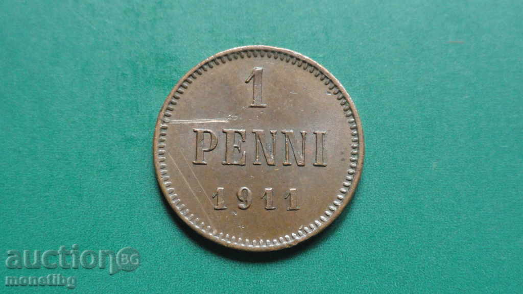 Русия (за Финландия) 1911г. - 1 пенни Русия (за Финландия) 1911г. - 1 пенни