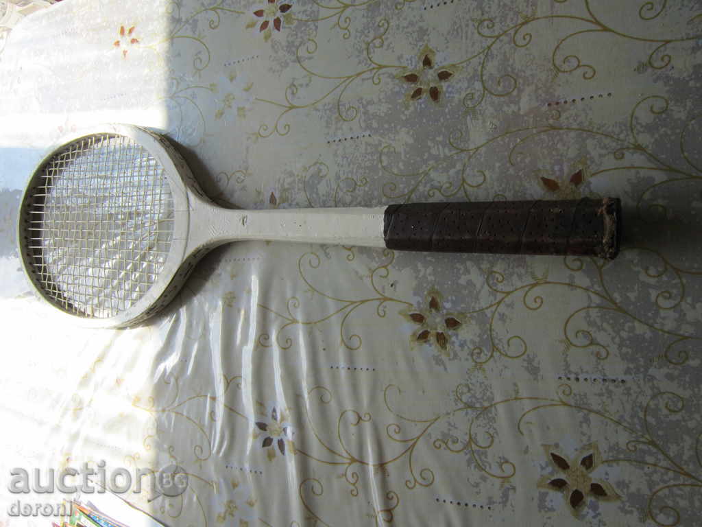 Παλιά vintage ξύλινο ρακέτα του τένις υπέγραψε ρόπαλο - 5 Παλιά vintage ξύλινο ρακέτα του τένις υπέγραψε ρόπαλο - 5