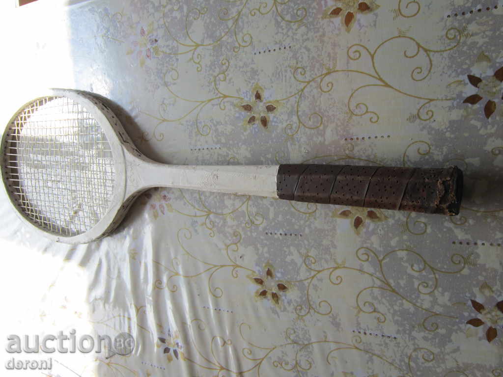 Παλιά vintage ξύλινο ρακέτα του τένις υπέγραψε ρόπαλο - 7 Παλιά vintage ξύλινο ρακέτα του τένις υπέγραψε ρόπαλο - 7