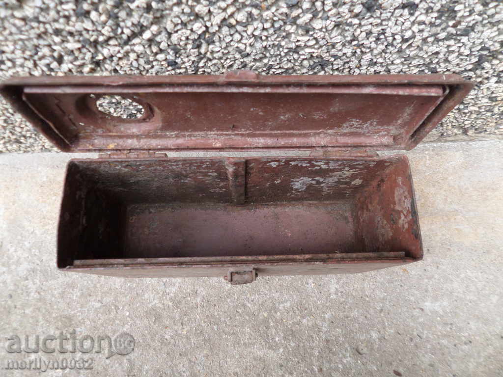 Παράδοση κουτί μεταλλικό κουτί Στρατού Β 'Παγκοσμίου Πολέμου