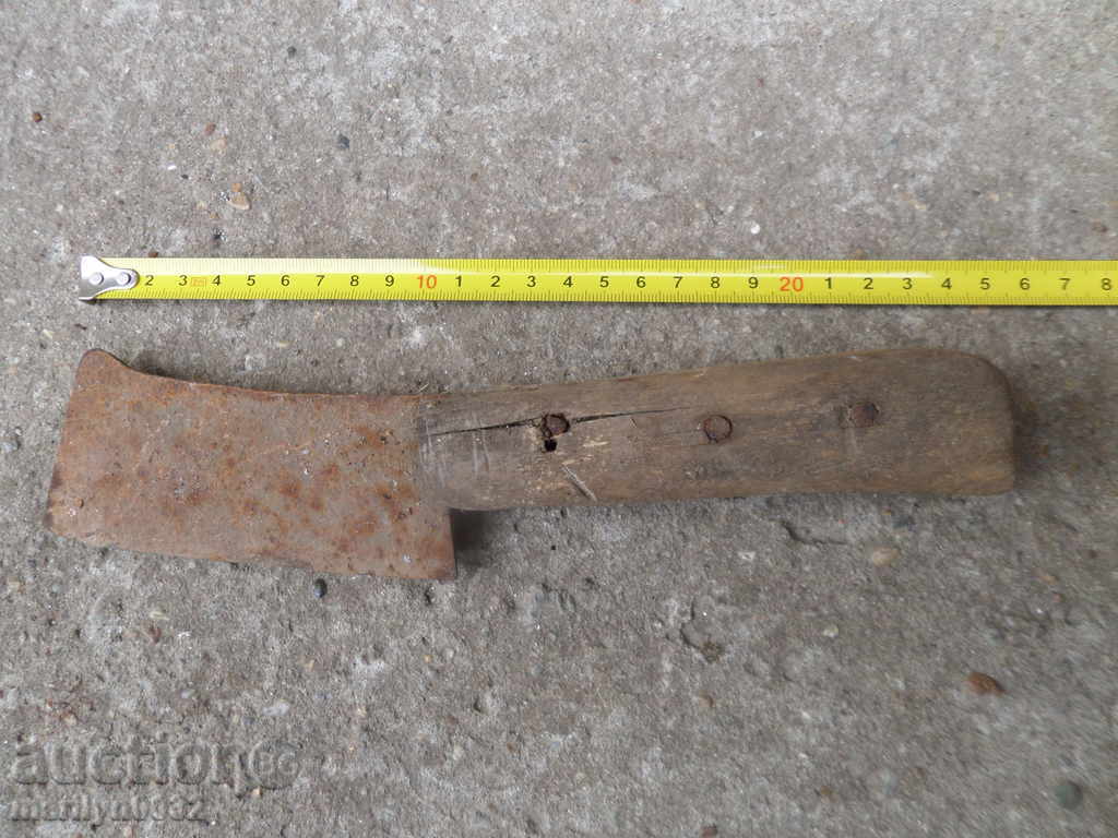 Auction Old forged scythe, ax, hoop, knife, machete, blade Auction Old forged scythe, ax, hoop, knife, machete, blade