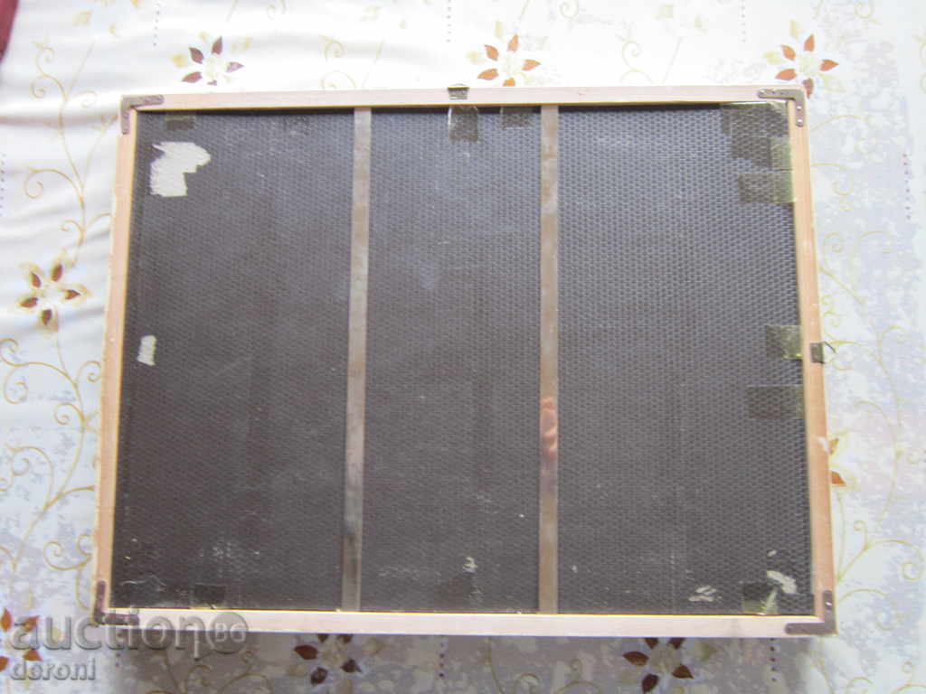 Old German painting graphic watercolor signed 1988 - 7