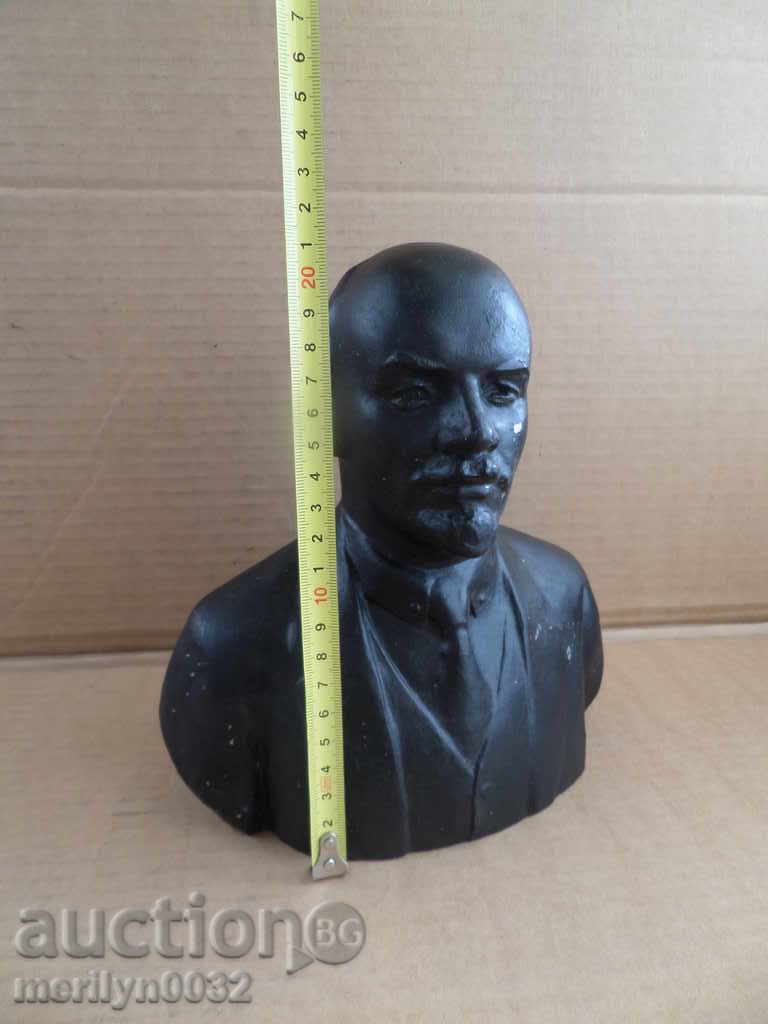 Aluminum bust of Lenin, figure, plastic, statuette - 6 Aluminum bust of Lenin, figure, plastic, statuette - 6