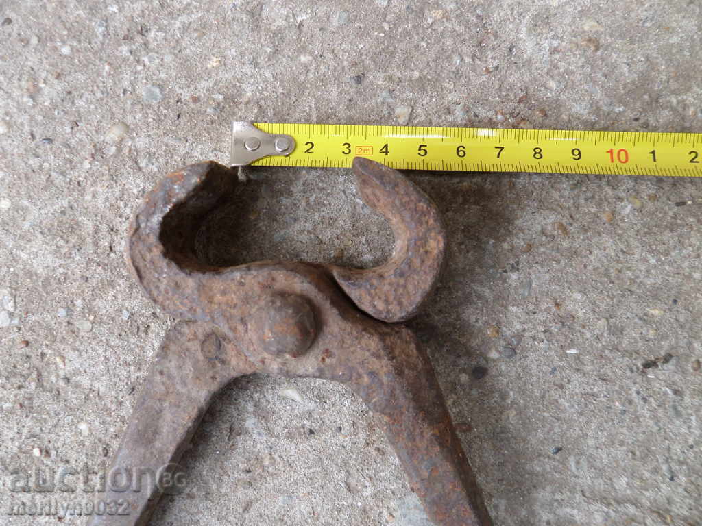 Old pliers, wrought iron, wrought iron, - 5