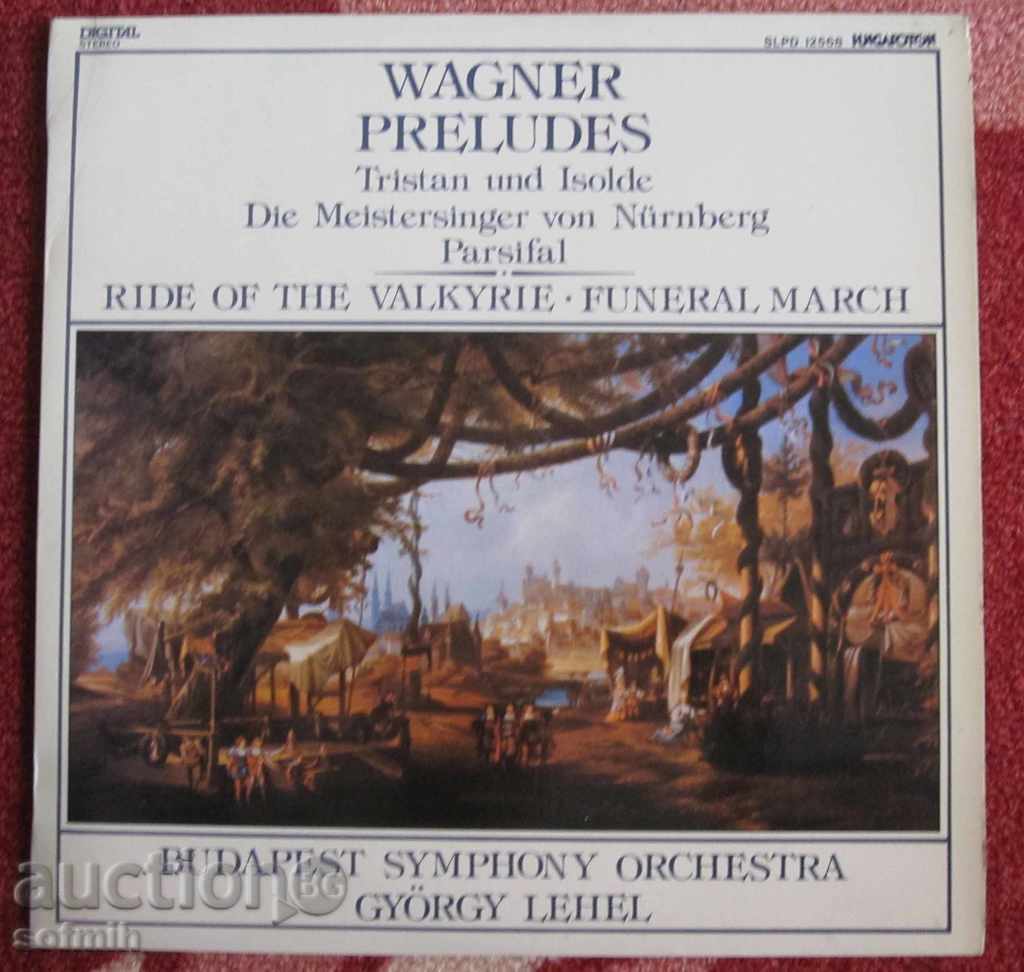 placă de muzica lui Wagner