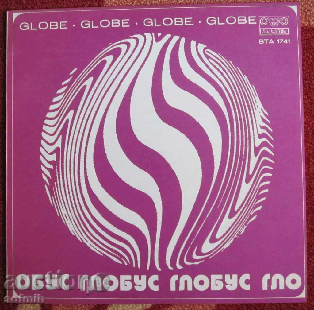 music plate Globus