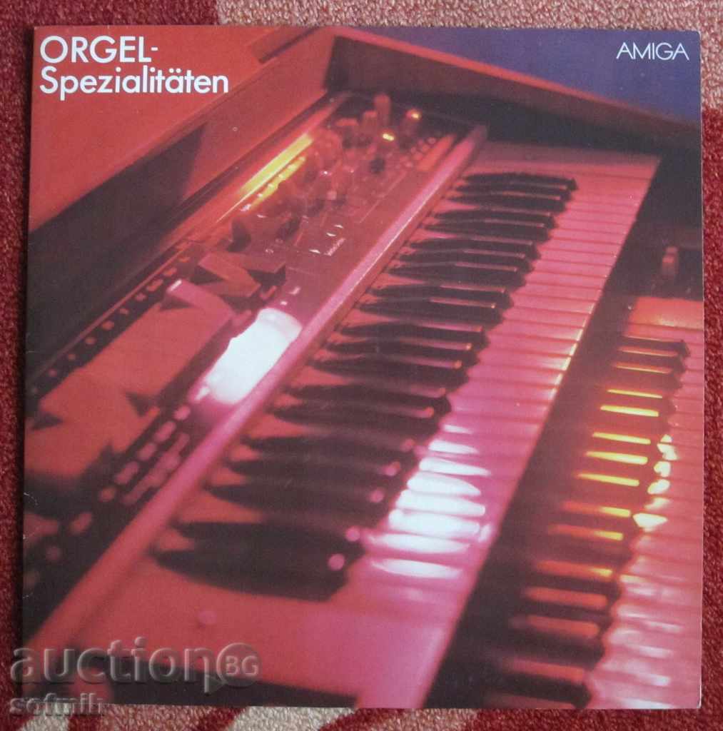 music plate Organ