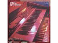 music plate Organ