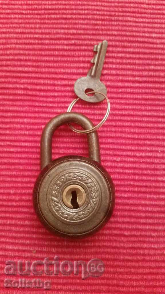 Old hollow padlock. Old hollow padlock.
