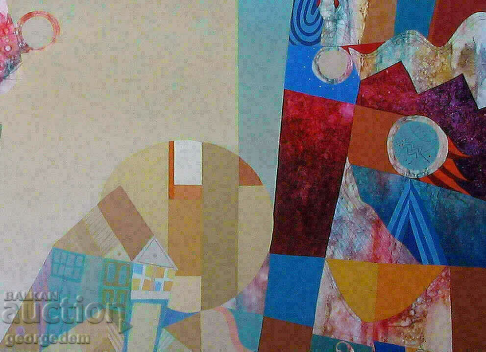 Auction painting, oil, canvas Auction painting, oil, canvas