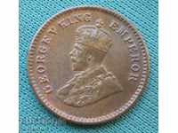 Индия  ½  Анна  1934  UNC  Рядка Монета