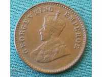 India 1/12 Anna 1934 UNC Rare Monedă
