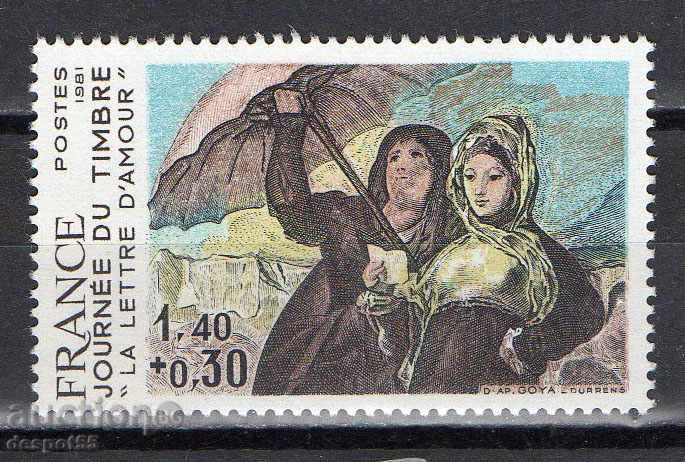 1981. Франция.  Ден на пощенската марка.