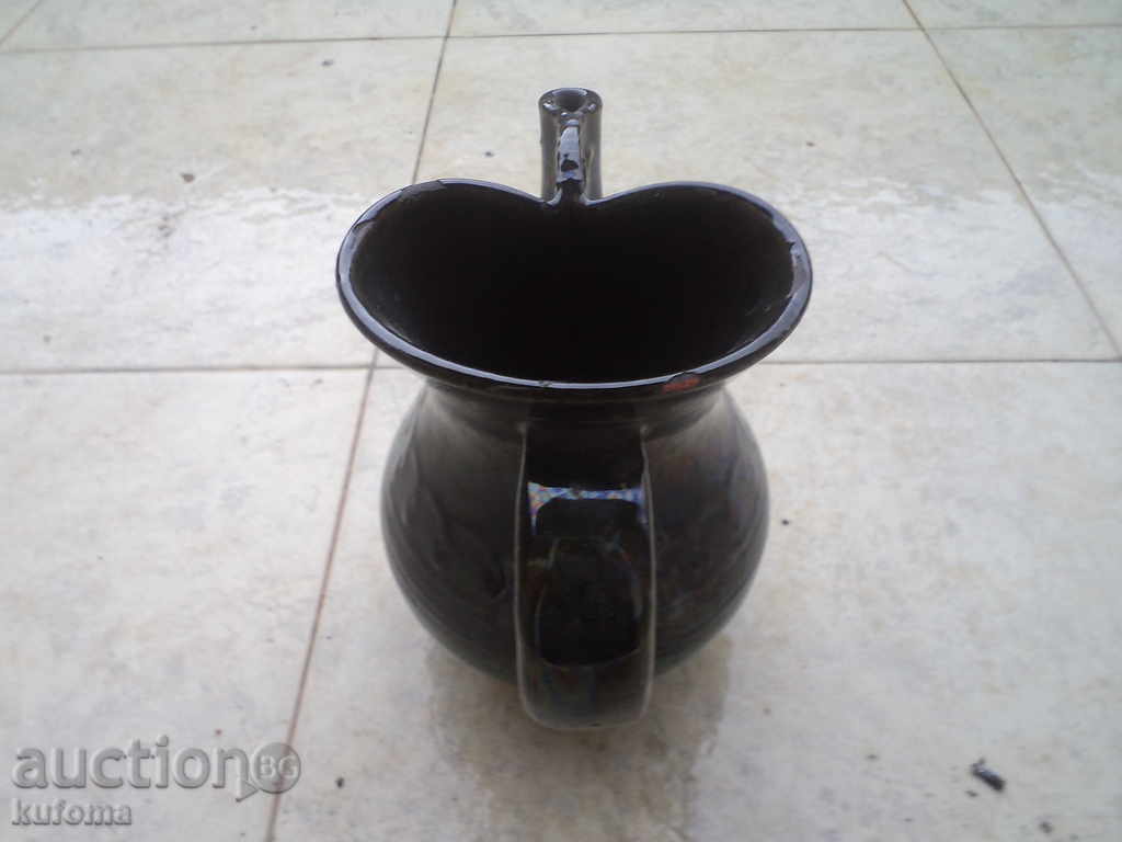 Ceramic jug with price 9.99 BGN | € 5.11 Ceramic jug with price 9.99 BGN | € 5.11