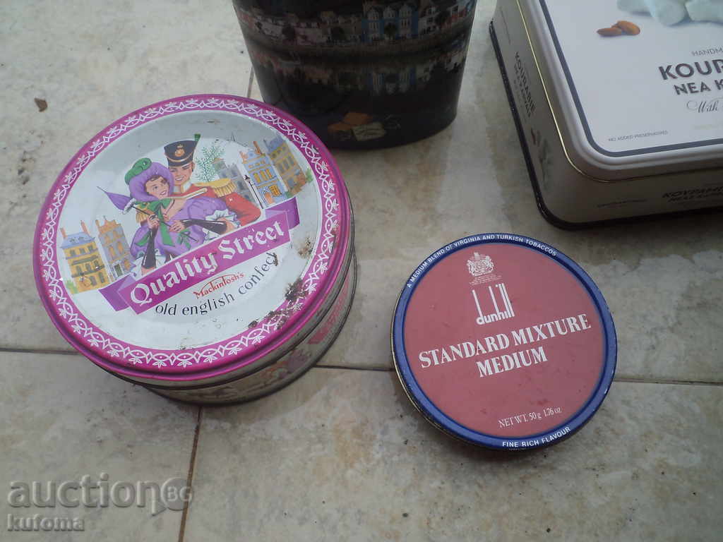 5 metal boxes with price 14.99 BGN | € 7.66 5 metal boxes with price 14.99 BGN | € 7.66