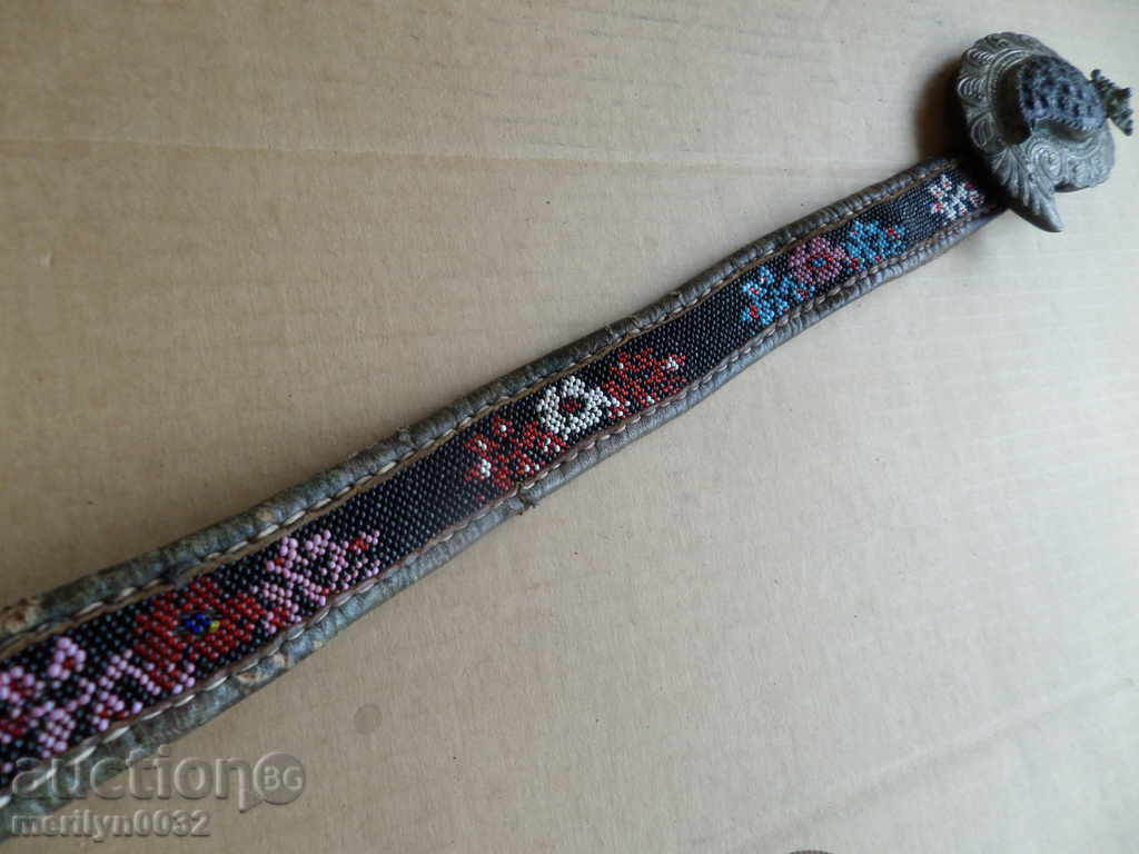 Old Silver Pafts with Chaprazi Belt Silver Buckle Beads - 5 Old Silver Pafts with Chaprazi Belt Silver Buckle Beads - 5