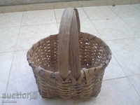An old wicker basket