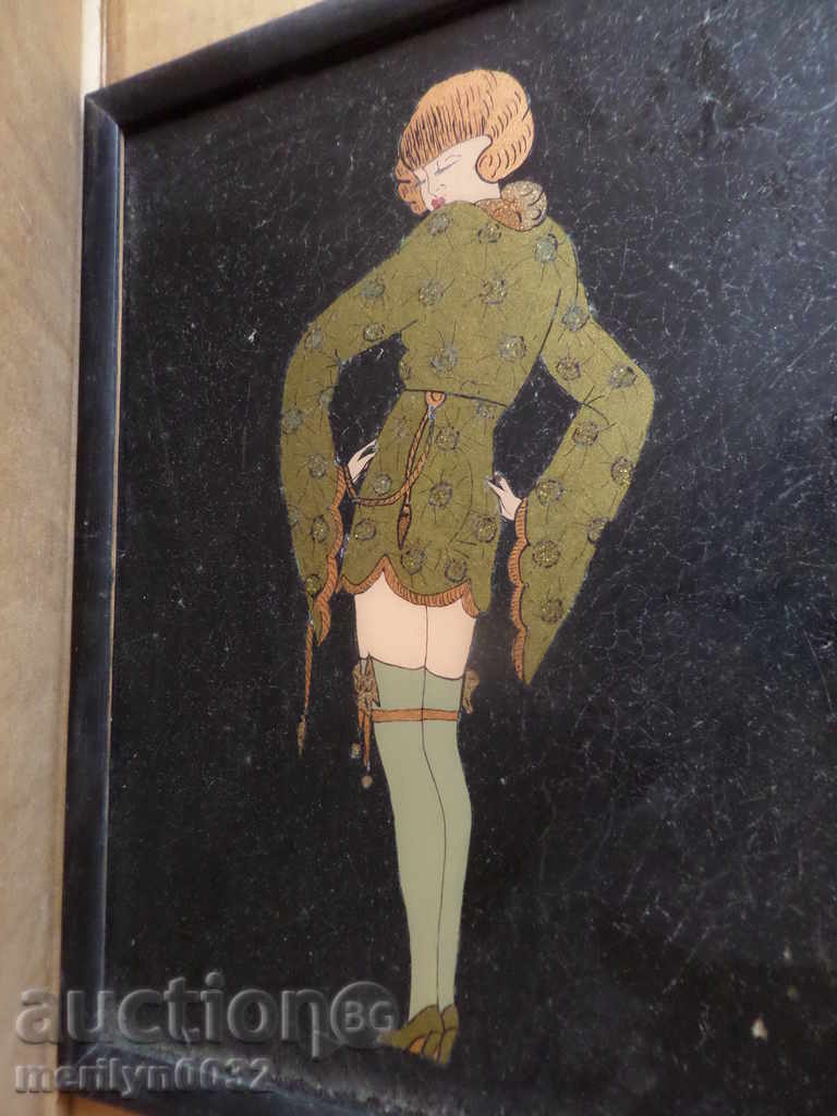 Licitație Desenul pe sticlă favorit al producătorului de la începutul secolului XX