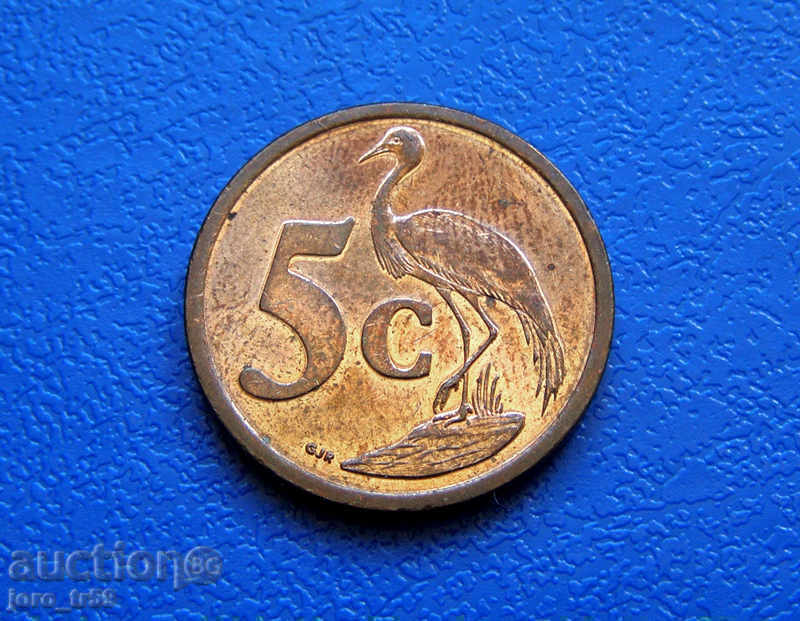 South Africa 5 Cents 5 Cents 2008 uMzantsi Afrika
