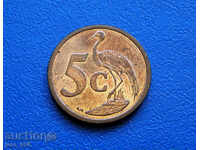 South Africa 5 cents 5 Cents 2008 uMzantsi Afrika