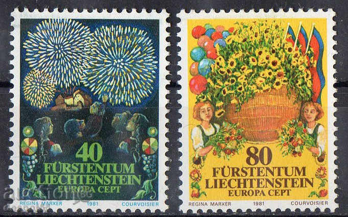 1981. Liechtenstein. Europa. Folclor.