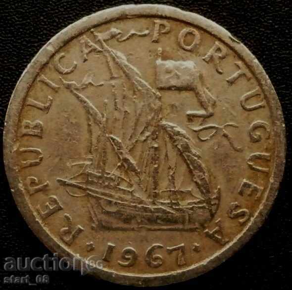 Portugalia 2 $ 50 escudos 1967.