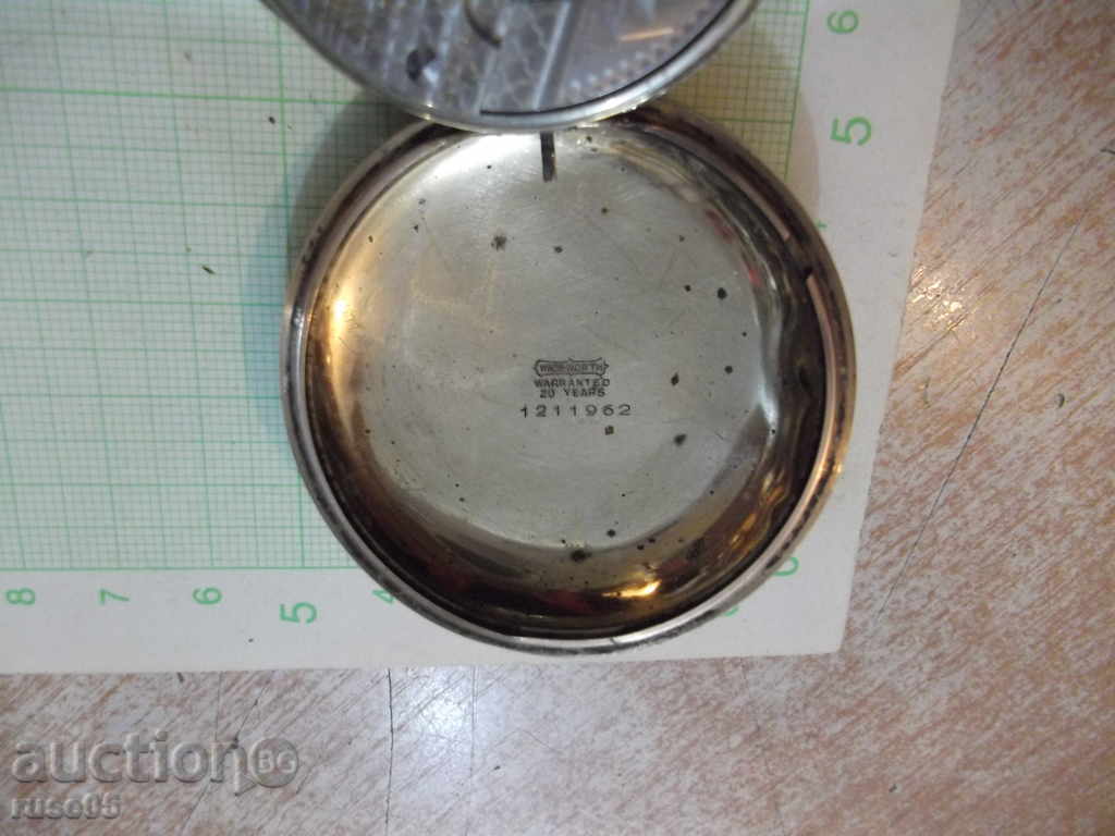 Clock "Hamilton" pocket US gold-plated old - 6