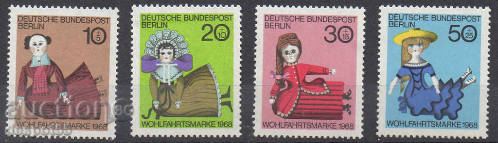 1968. Берлин.  Благотворителни марки.