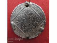 30 kreĭtseri 1765 g. Austro-Ungaria argint Maria Tereza