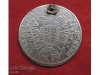 15 Kreuzer 1747 WI Austria-Hungary Franz I Silver- RARE-