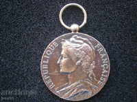 French silver medal sample 950/1000