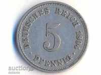 Germania 5 pfennig 1904a