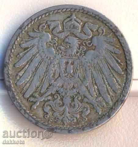 Germania 5 pfenigi 1896f cu preț 4.50 BGN | € 2.30