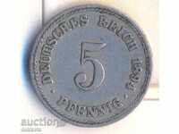 Germania 5 pfennig 1894a