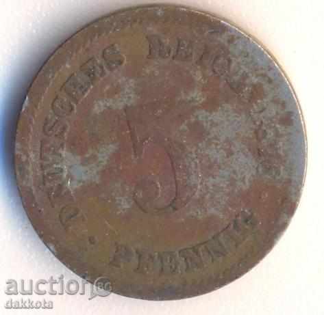 Γερμανία 5 reyhspfeniga 1876d