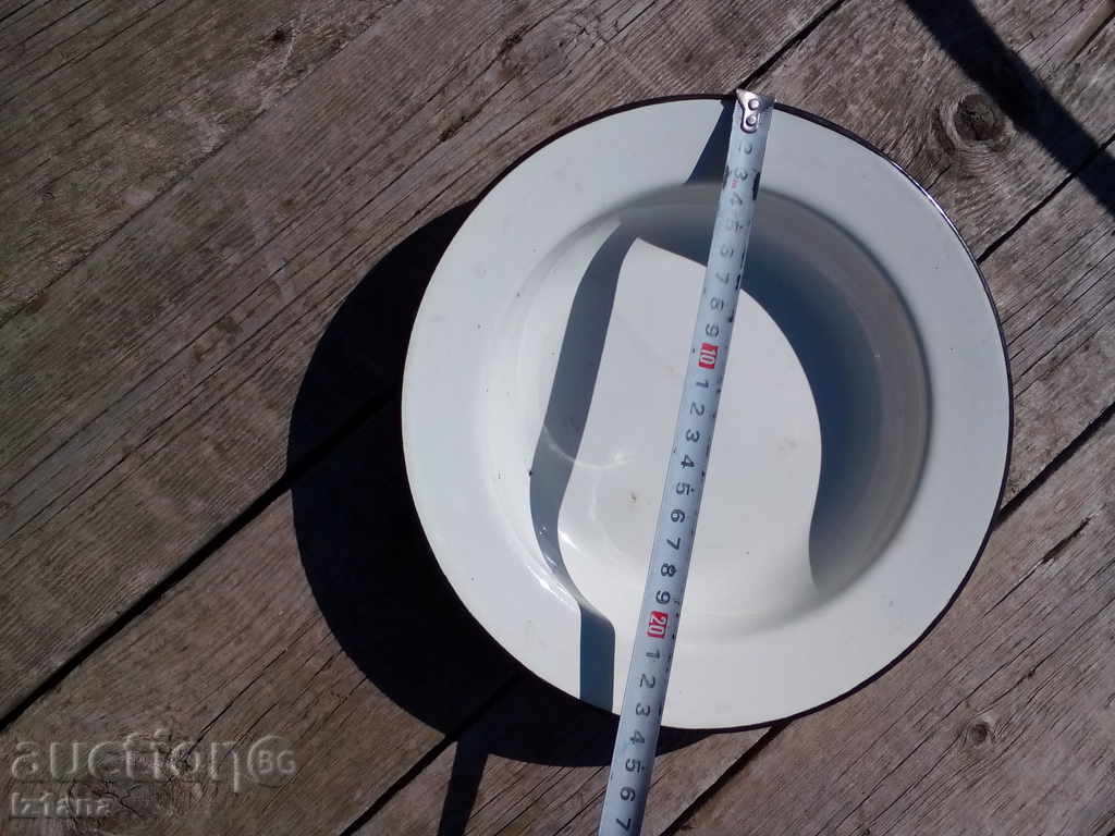 Delivery of Enamelled bowl, plate Delivery of Enamelled bowl, plate