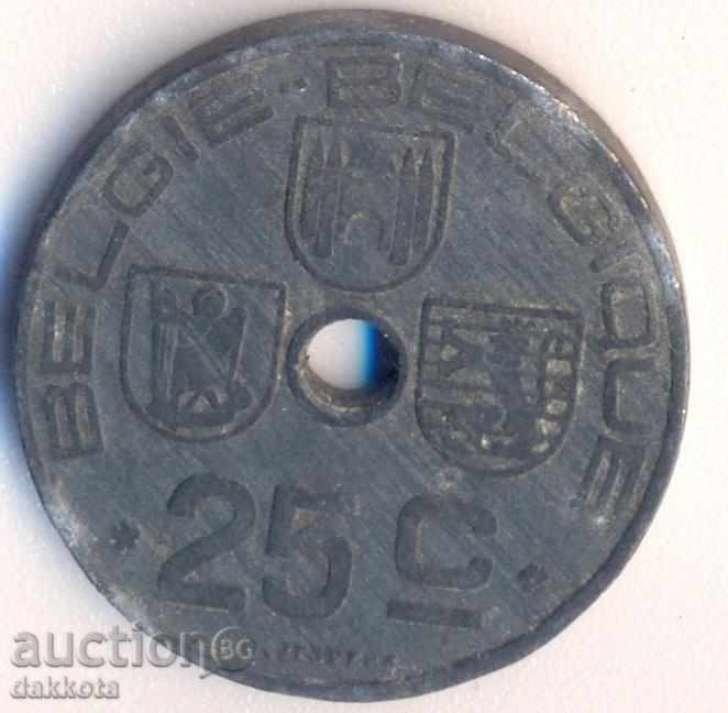 Белгия 25 сантима 1943 година
