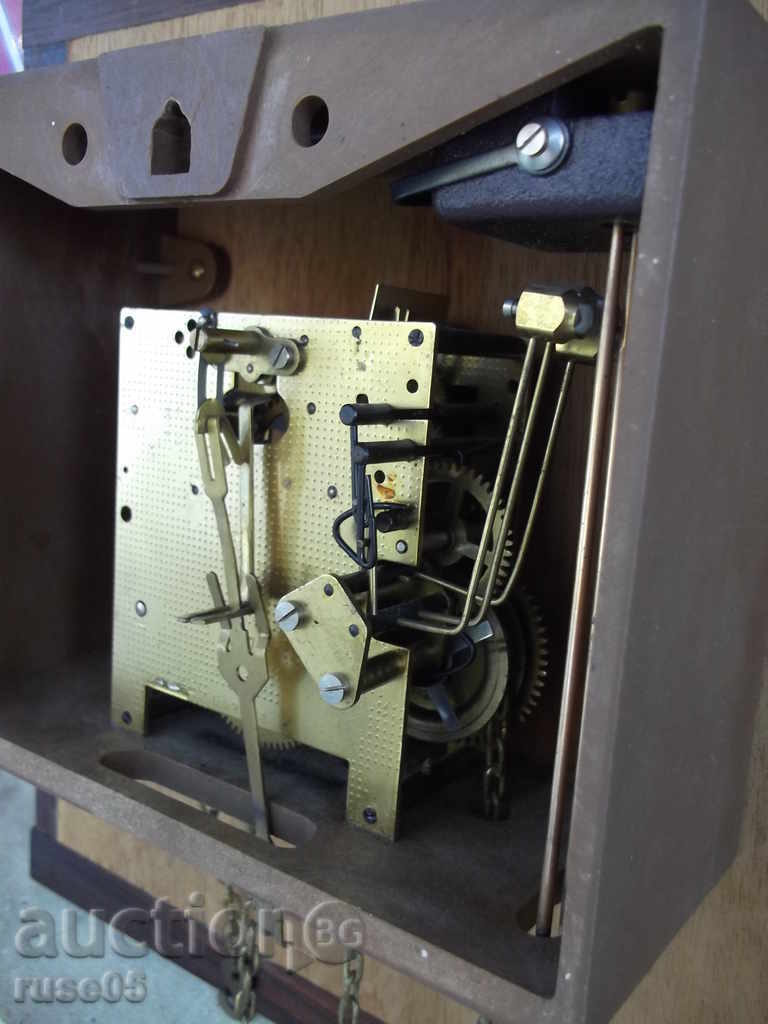 Clock "BRIXON" wall with pendulum and weights working - 6 Clock "BRIXON" wall with pendulum and weights working - 6