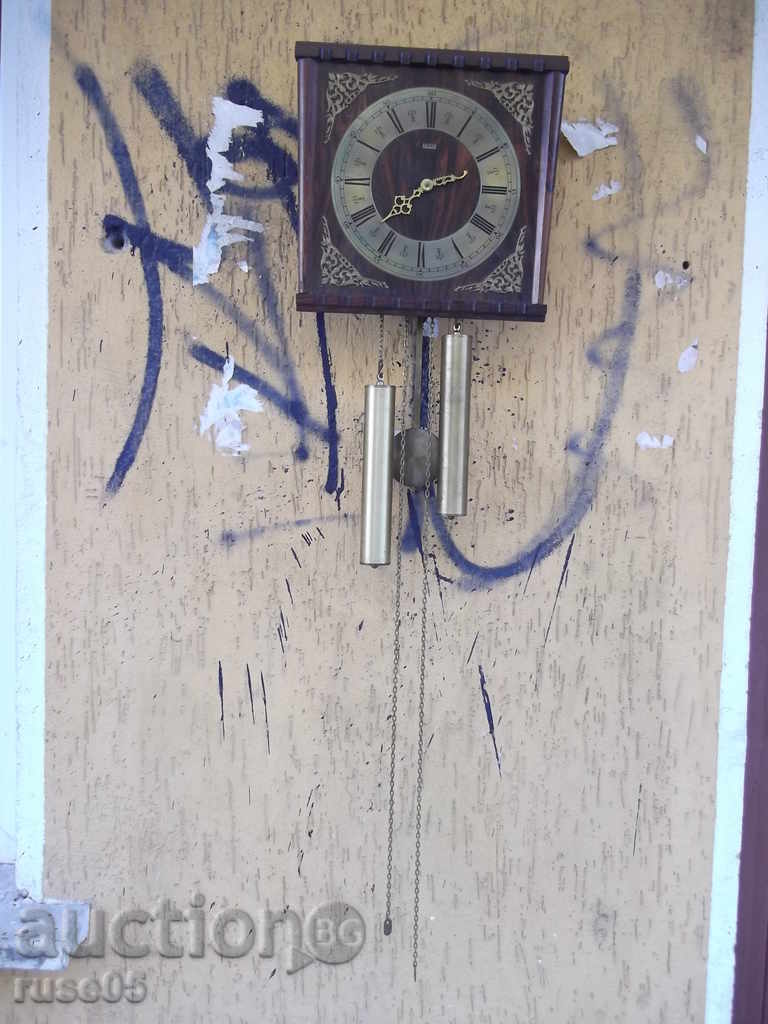 Clock "BRIXON" wall with pendulum and weights working