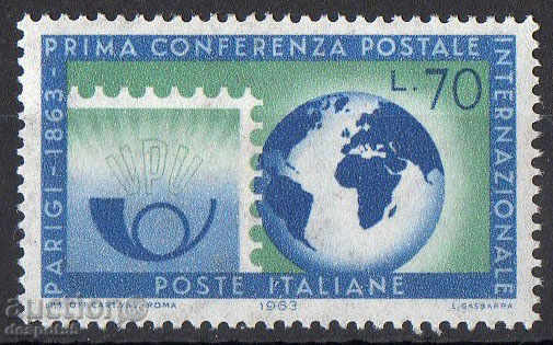 1963. Italy. First International Postal Conference, Paris