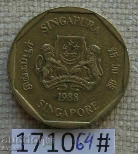 $ 1 1988 Χονγκ Κονγκ με τιμή € 0.46 | 0.90 BGN