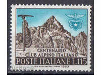 1963. Italy. 100 years Italian Alpine Club.