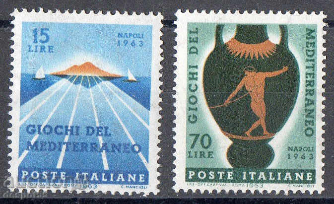 1963 Ιταλία. Τέταρτη Μεσογειακούς Αγώνες - Νάπολη.