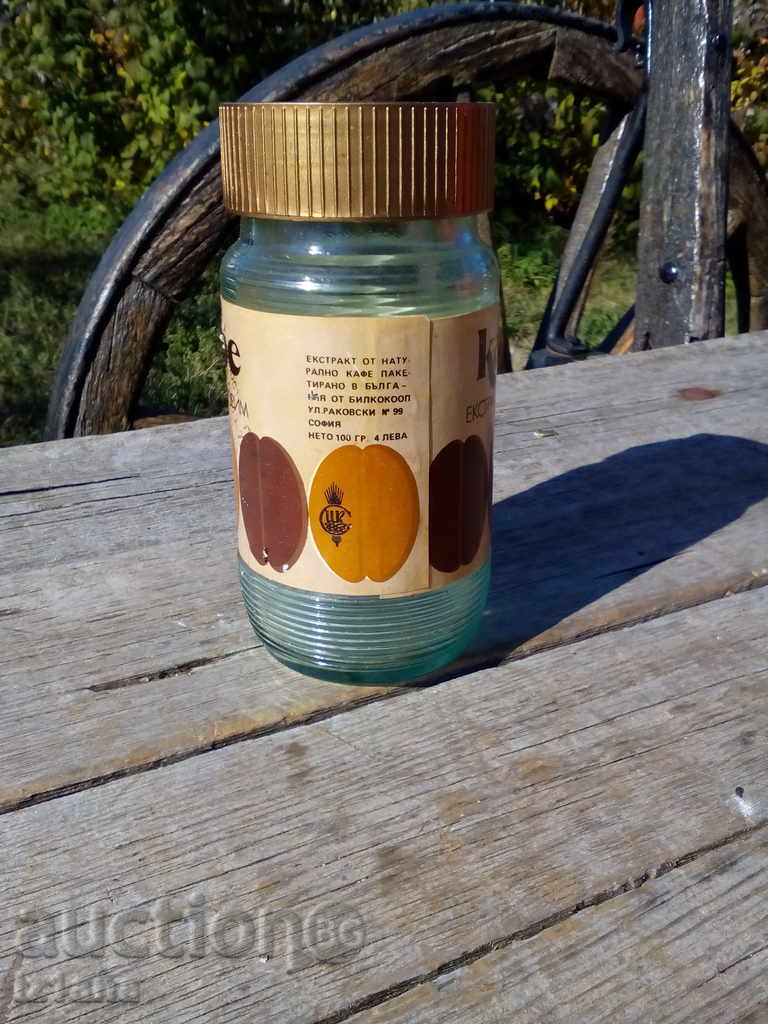 Delivery of A jar of soluble coffee Delivery of A jar of soluble coffee