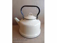 Enamelled teapot kettle, enamel container, USSR