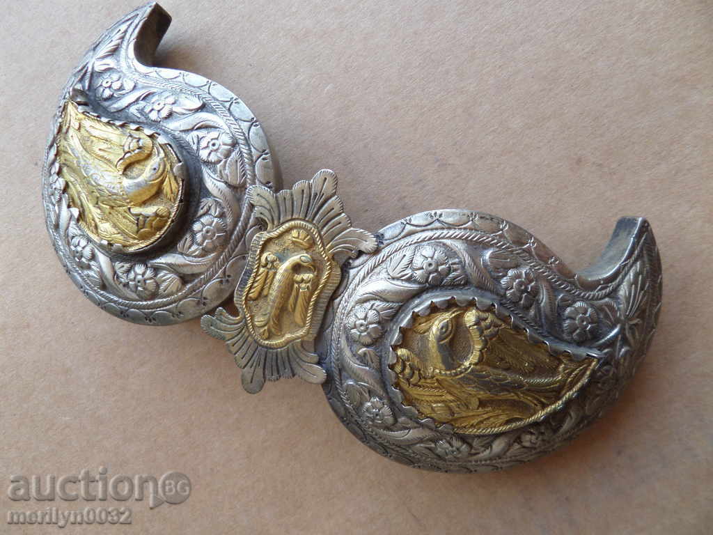 Renaissance pafti silver gilt pafta costume jewelry jewel - 7 Renaissance pafti silver gilt pafta costume jewelry jewel - 7