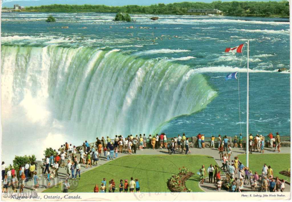 Пощенска картичка - Ниагарският водопад