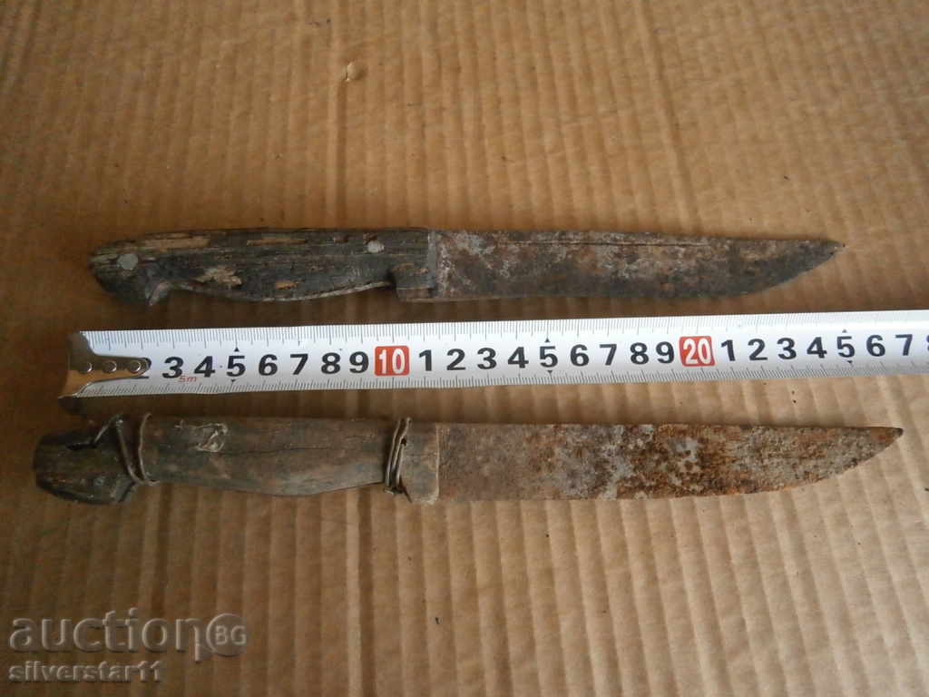 лот два старинни примитивни ножа нож - 5 лот два старинни примитивни ножа нож - 5
